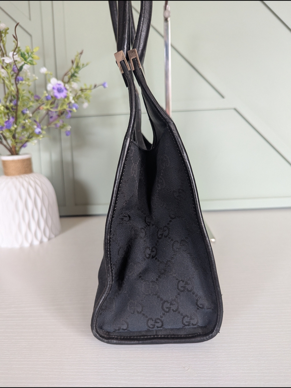 vintage Gucci Jackie Bardot Hobo Bag, recognized by its classic half-moon - Picture 5 of 16